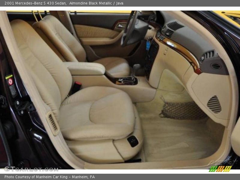 Almondine Black Metallic / Java 2001 Mercedes-Benz S 430 Sedan