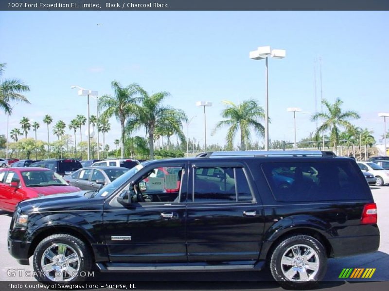 Black / Charcoal Black 2007 Ford Expedition EL Limited