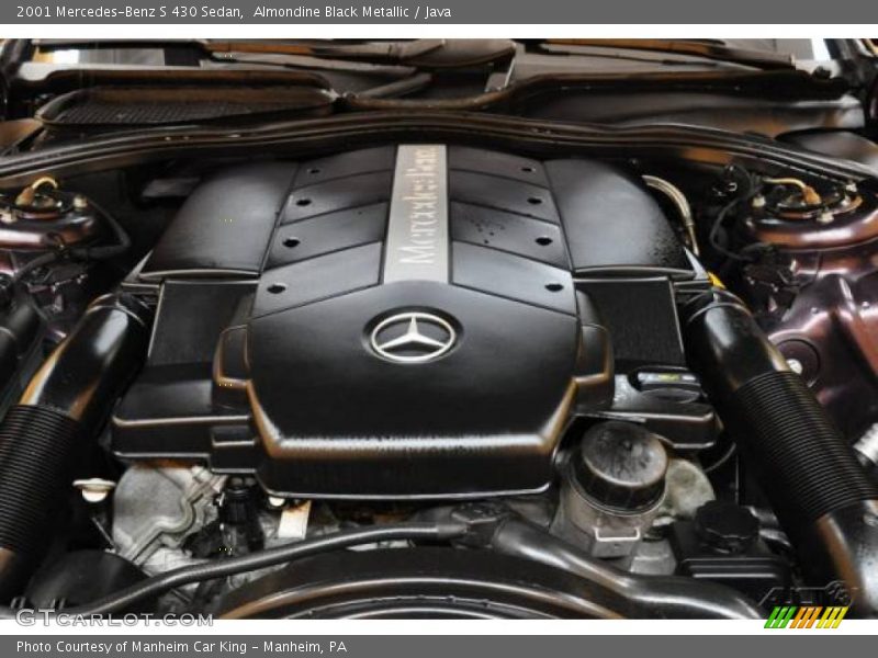 Almondine Black Metallic / Java 2001 Mercedes-Benz S 430 Sedan