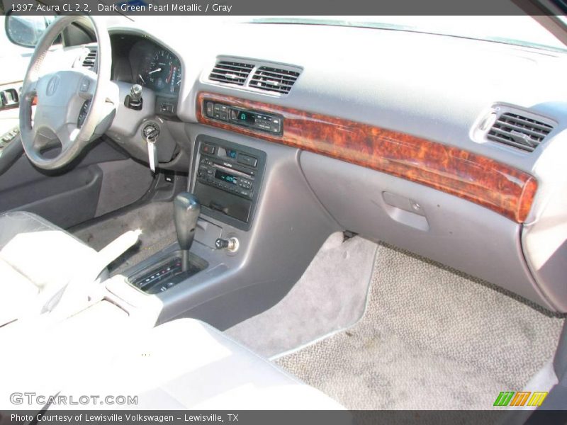 Dark Green Pearl Metallic / Gray 1997 Acura CL 2.2