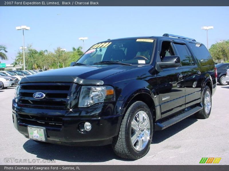 Black / Charcoal Black 2007 Ford Expedition EL Limited