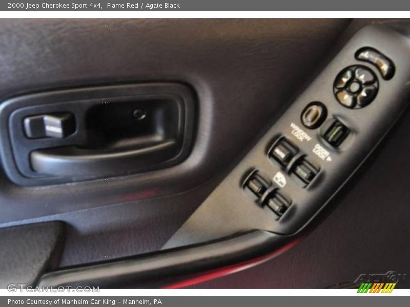 Flame Red / Agate Black 2000 Jeep Cherokee Sport 4x4