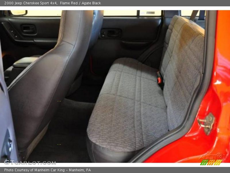 Flame Red / Agate Black 2000 Jeep Cherokee Sport 4x4