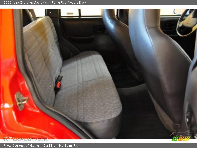 Flame Red / Agate Black 2000 Jeep Cherokee Sport 4x4