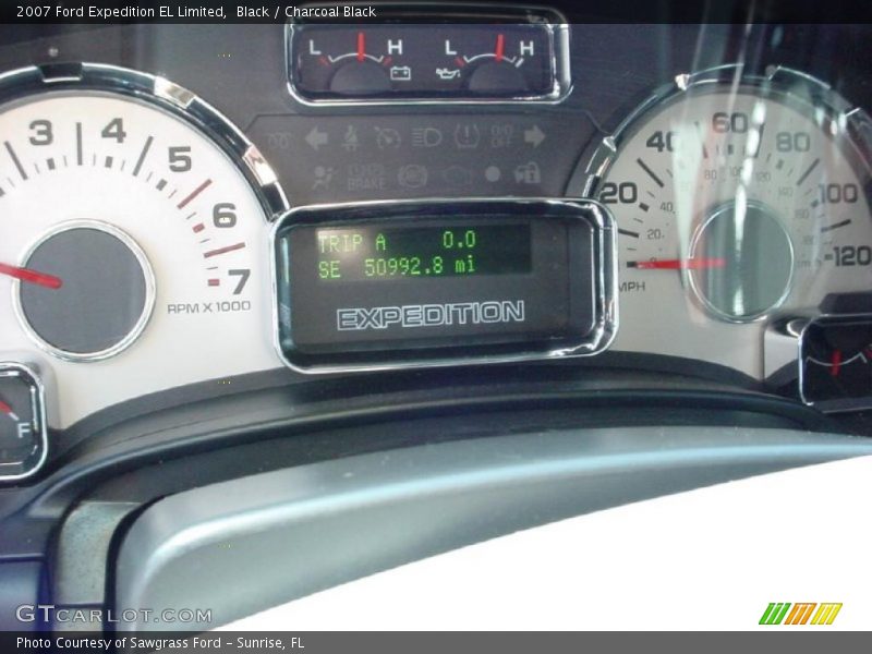 Black / Charcoal Black 2007 Ford Expedition EL Limited