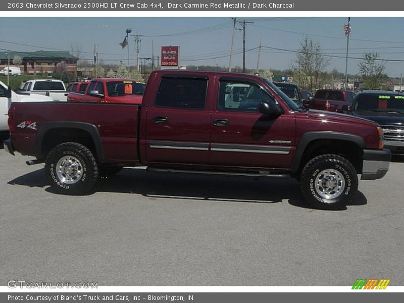 Dark Carmine Red Metallic / Dark Charcoal 2003 Chevrolet Silverado 2500HD LT Crew Cab 4x4