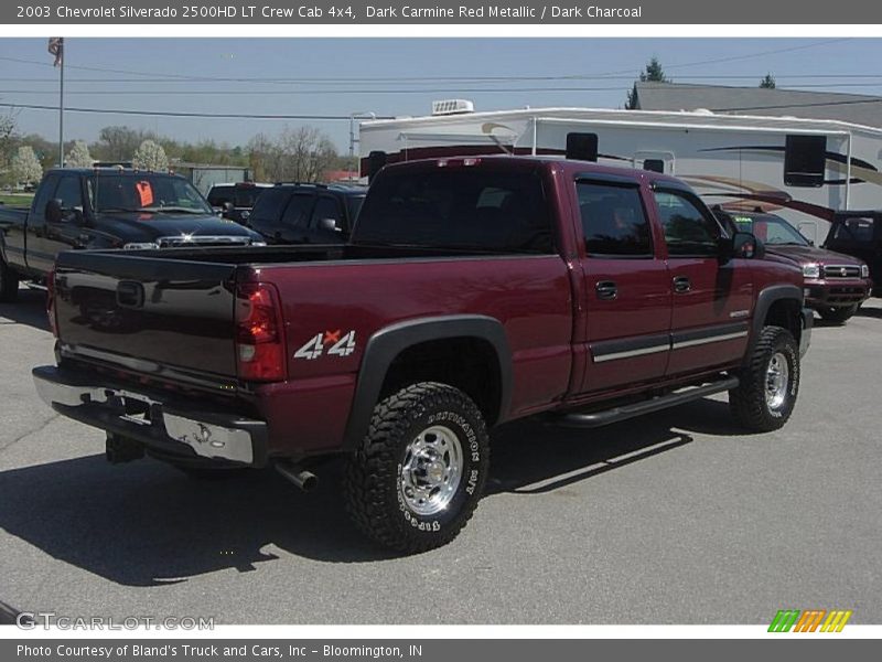 Dark Carmine Red Metallic / Dark Charcoal 2003 Chevrolet Silverado 2500HD LT Crew Cab 4x4