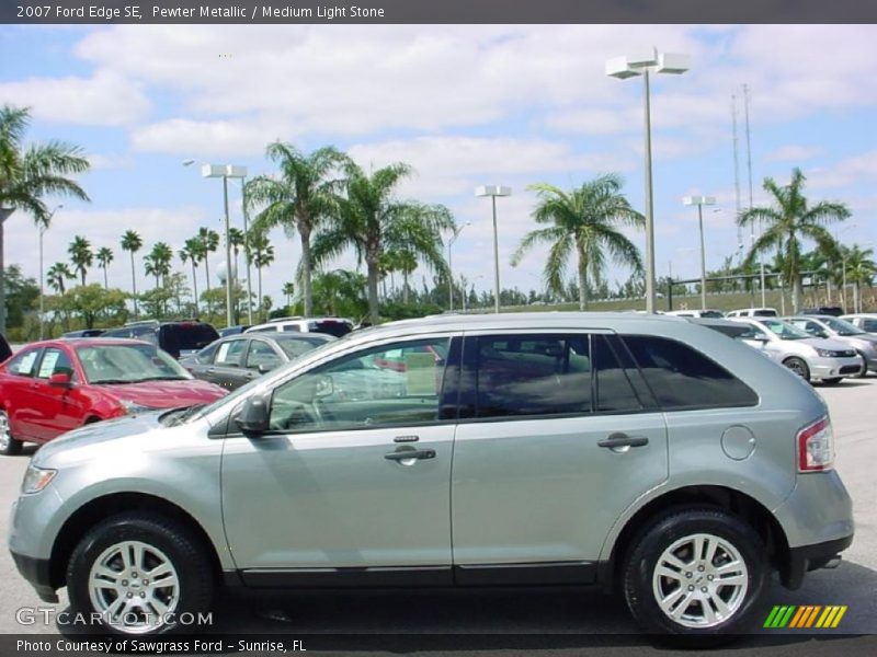 Pewter Metallic / Medium Light Stone 2007 Ford Edge SE