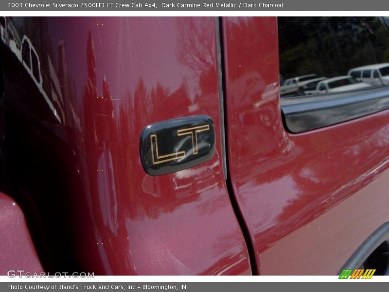 Dark Carmine Red Metallic / Dark Charcoal 2003 Chevrolet Silverado 2500HD LT Crew Cab 4x4
