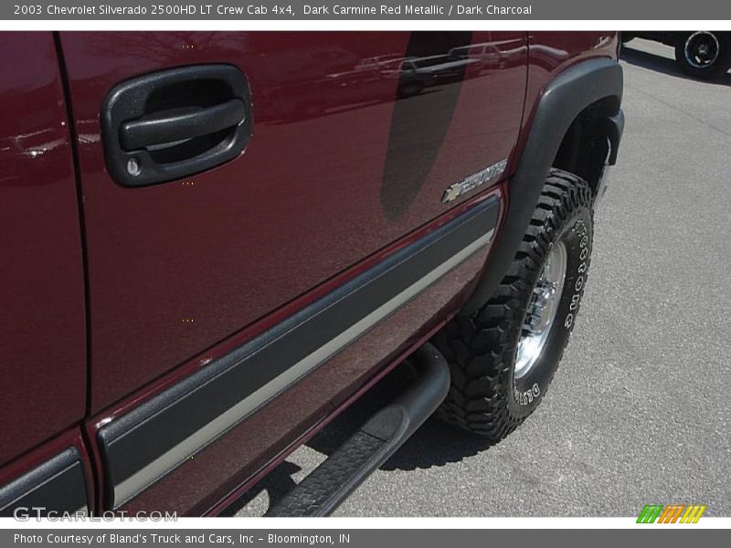 Dark Carmine Red Metallic / Dark Charcoal 2003 Chevrolet Silverado 2500HD LT Crew Cab 4x4