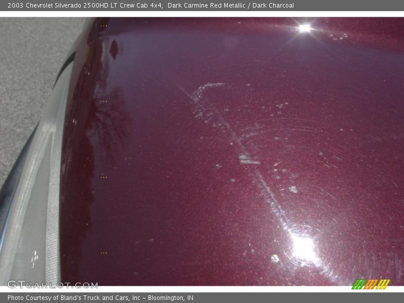 Dark Carmine Red Metallic / Dark Charcoal 2003 Chevrolet Silverado 2500HD LT Crew Cab 4x4