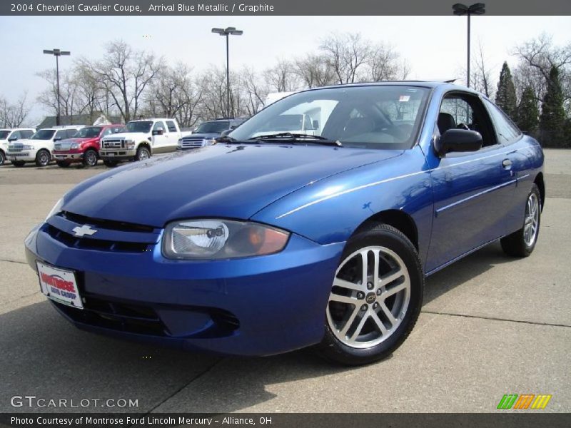 Arrival Blue Metallic / Graphite 2004 Chevrolet Cavalier Coupe