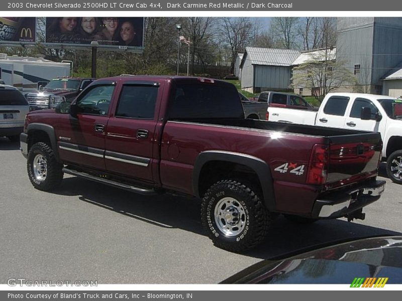 Dark Carmine Red Metallic / Dark Charcoal 2003 Chevrolet Silverado 2500HD LT Crew Cab 4x4