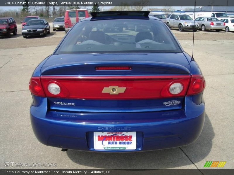 Arrival Blue Metallic / Graphite 2004 Chevrolet Cavalier Coupe