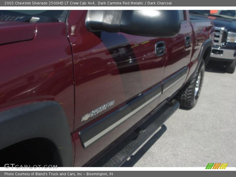 Dark Carmine Red Metallic / Dark Charcoal 2003 Chevrolet Silverado 2500HD LT Crew Cab 4x4