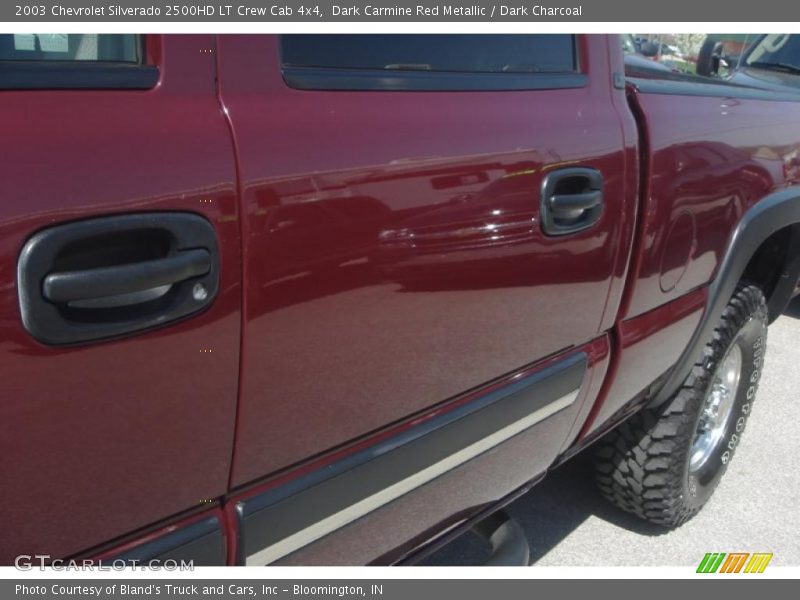 Dark Carmine Red Metallic / Dark Charcoal 2003 Chevrolet Silverado 2500HD LT Crew Cab 4x4