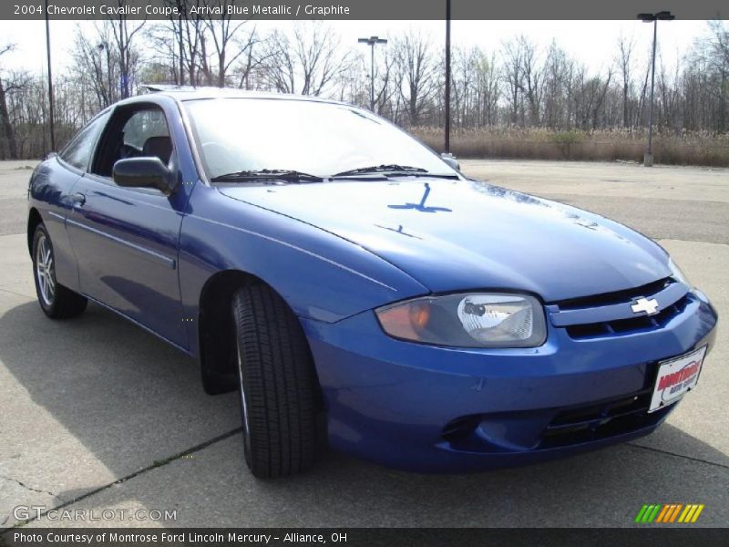Arrival Blue Metallic / Graphite 2004 Chevrolet Cavalier Coupe