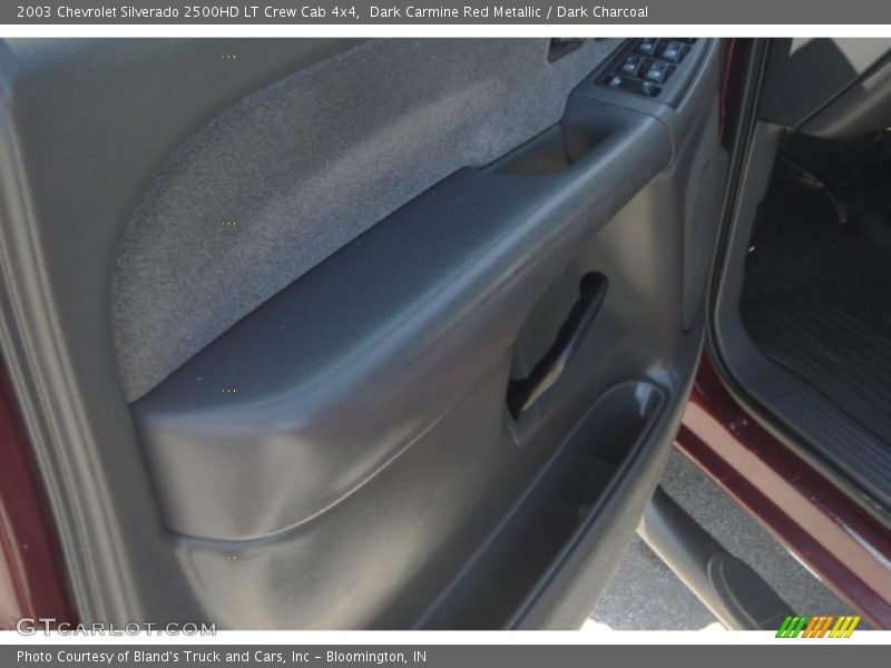 Dark Carmine Red Metallic / Dark Charcoal 2003 Chevrolet Silverado 2500HD LT Crew Cab 4x4