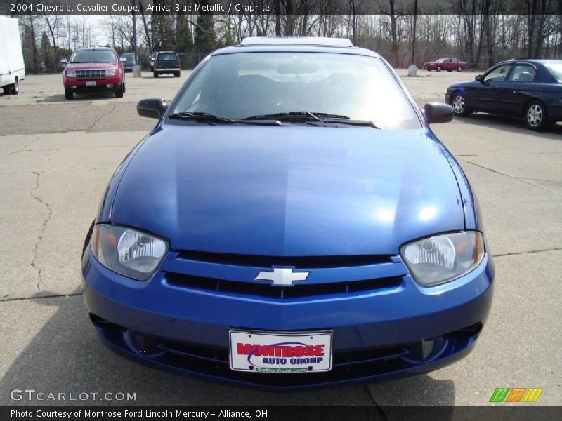 Arrival Blue Metallic / Graphite 2004 Chevrolet Cavalier Coupe