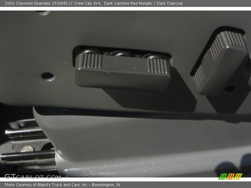 Dark Carmine Red Metallic / Dark Charcoal 2003 Chevrolet Silverado 2500HD LT Crew Cab 4x4