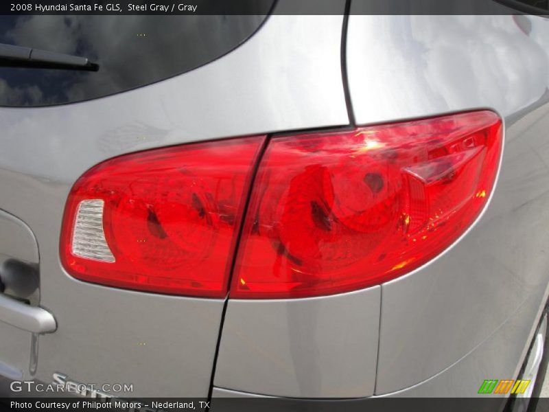Steel Gray / Gray 2008 Hyundai Santa Fe GLS