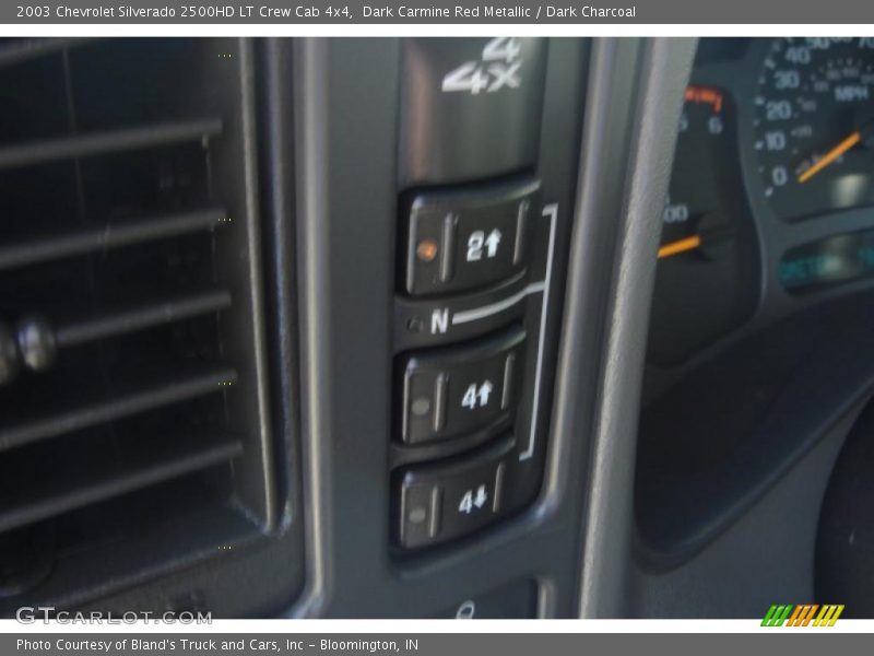 Dark Carmine Red Metallic / Dark Charcoal 2003 Chevrolet Silverado 2500HD LT Crew Cab 4x4