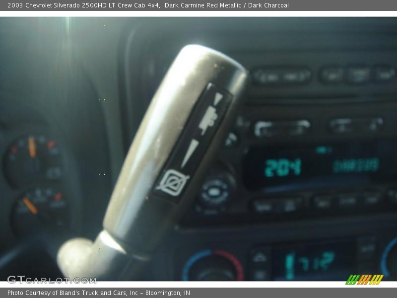 Dark Carmine Red Metallic / Dark Charcoal 2003 Chevrolet Silverado 2500HD LT Crew Cab 4x4