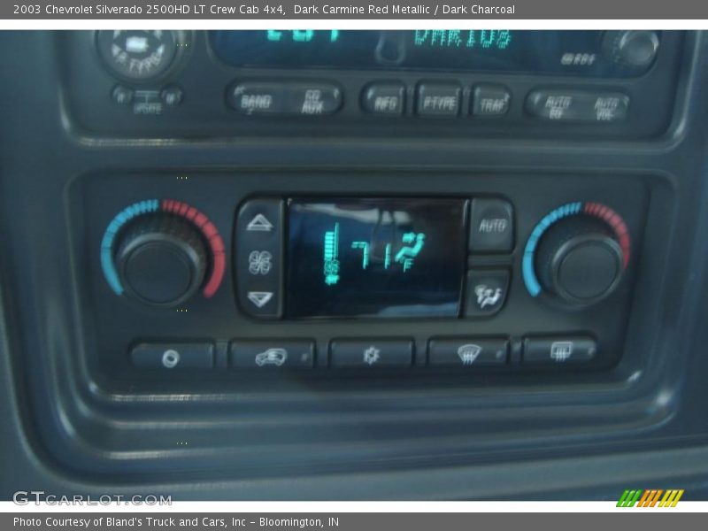 Dark Carmine Red Metallic / Dark Charcoal 2003 Chevrolet Silverado 2500HD LT Crew Cab 4x4
