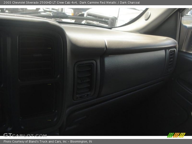 Dark Carmine Red Metallic / Dark Charcoal 2003 Chevrolet Silverado 2500HD LT Crew Cab 4x4