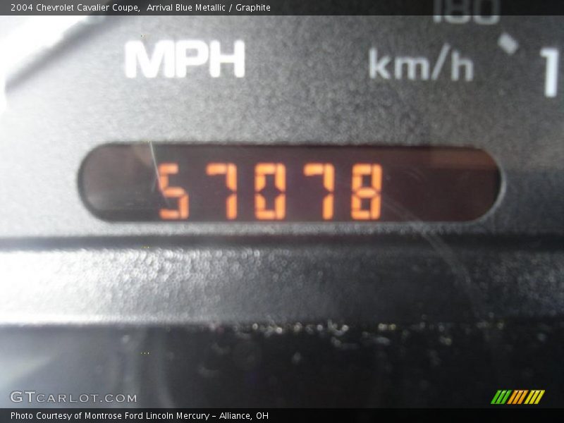 Arrival Blue Metallic / Graphite 2004 Chevrolet Cavalier Coupe