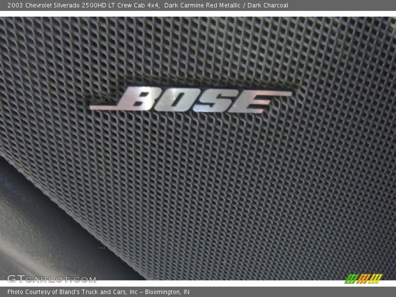 Dark Carmine Red Metallic / Dark Charcoal 2003 Chevrolet Silverado 2500HD LT Crew Cab 4x4