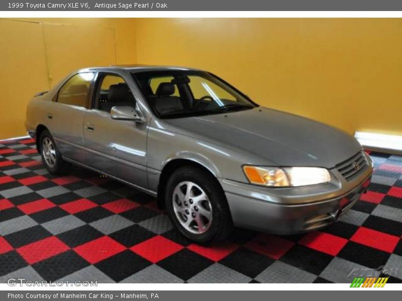 Antique Sage Pearl / Oak 1999 Toyota Camry XLE V6