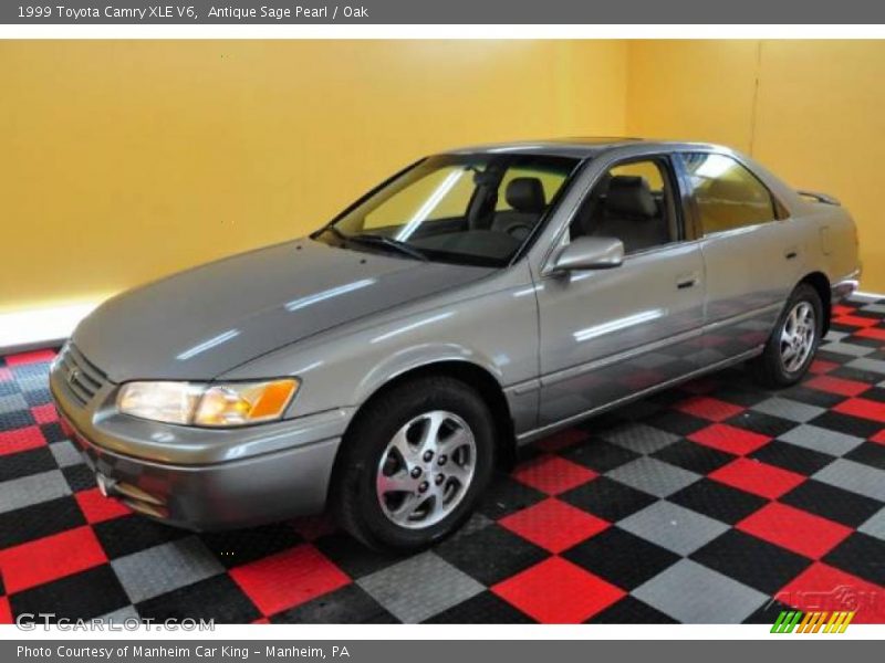 Antique Sage Pearl / Oak 1999 Toyota Camry XLE V6