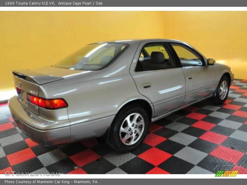 Antique Sage Pearl / Oak 1999 Toyota Camry XLE V6