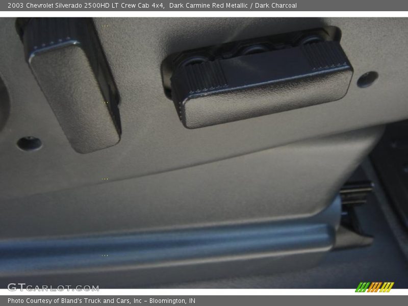 Dark Carmine Red Metallic / Dark Charcoal 2003 Chevrolet Silverado 2500HD LT Crew Cab 4x4