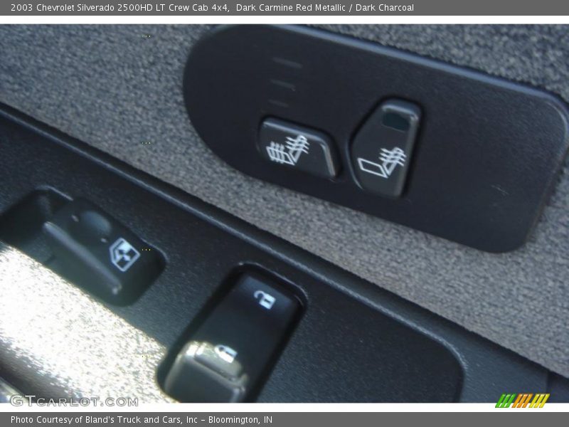 Dark Carmine Red Metallic / Dark Charcoal 2003 Chevrolet Silverado 2500HD LT Crew Cab 4x4