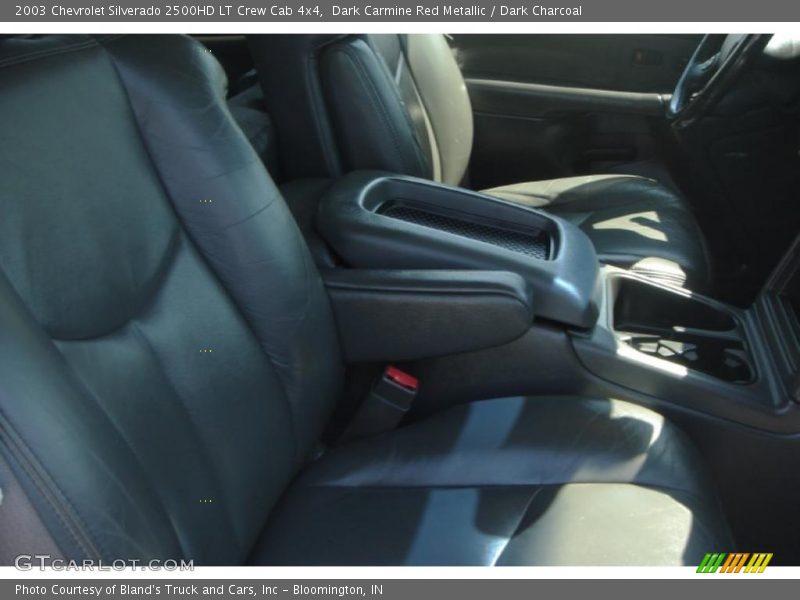 Dark Carmine Red Metallic / Dark Charcoal 2003 Chevrolet Silverado 2500HD LT Crew Cab 4x4