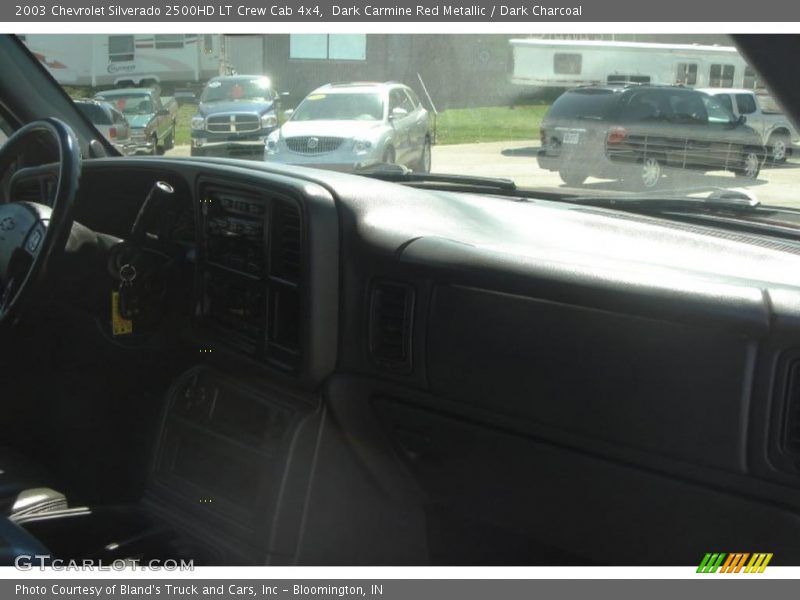 Dark Carmine Red Metallic / Dark Charcoal 2003 Chevrolet Silverado 2500HD LT Crew Cab 4x4