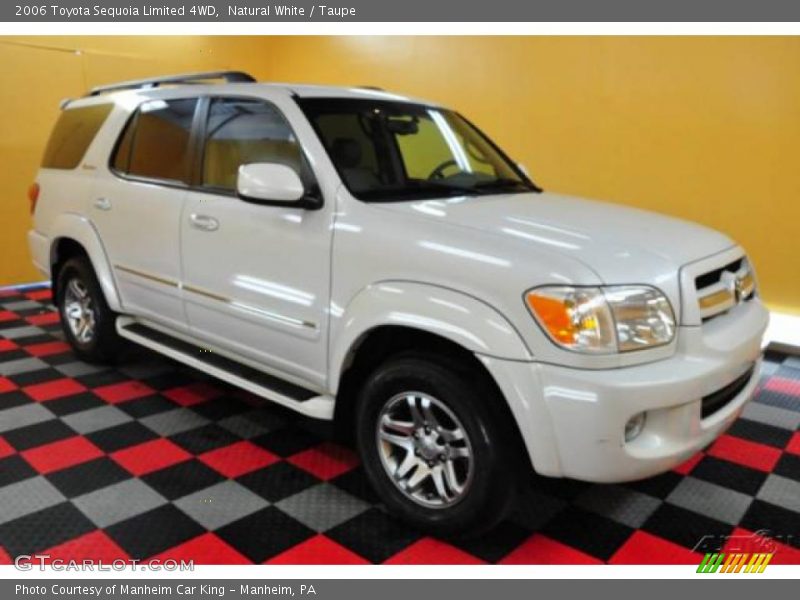 Natural White / Taupe 2006 Toyota Sequoia Limited 4WD