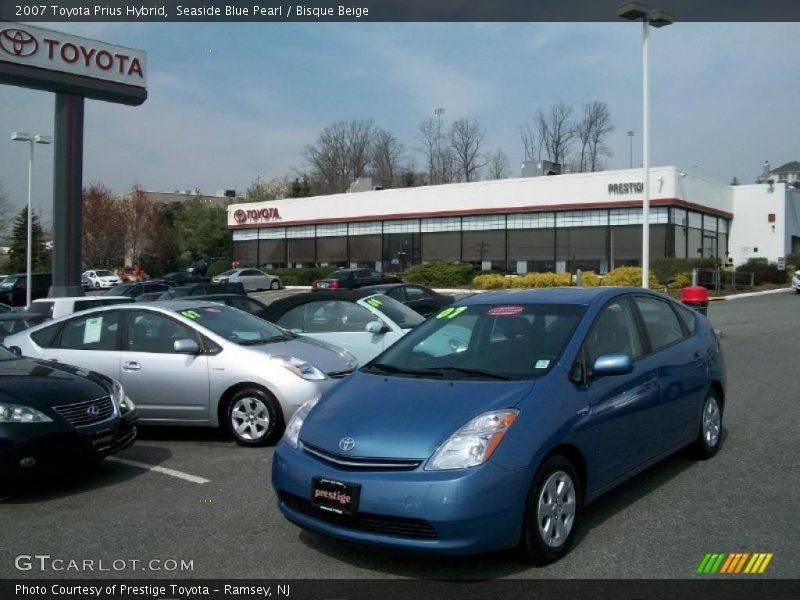 Seaside Blue Pearl / Bisque Beige 2007 Toyota Prius Hybrid