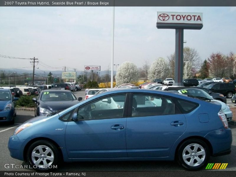 Seaside Blue Pearl / Bisque Beige 2007 Toyota Prius Hybrid