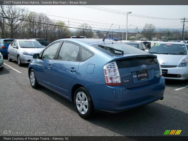 Seaside Blue Pearl / Bisque Beige 2007 Toyota Prius Hybrid