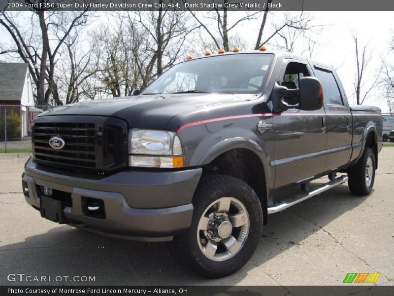 Dark Shadow Grey Metallic / Black 2004 Ford F350 Super Duty Harley Davidson Crew Cab 4x4