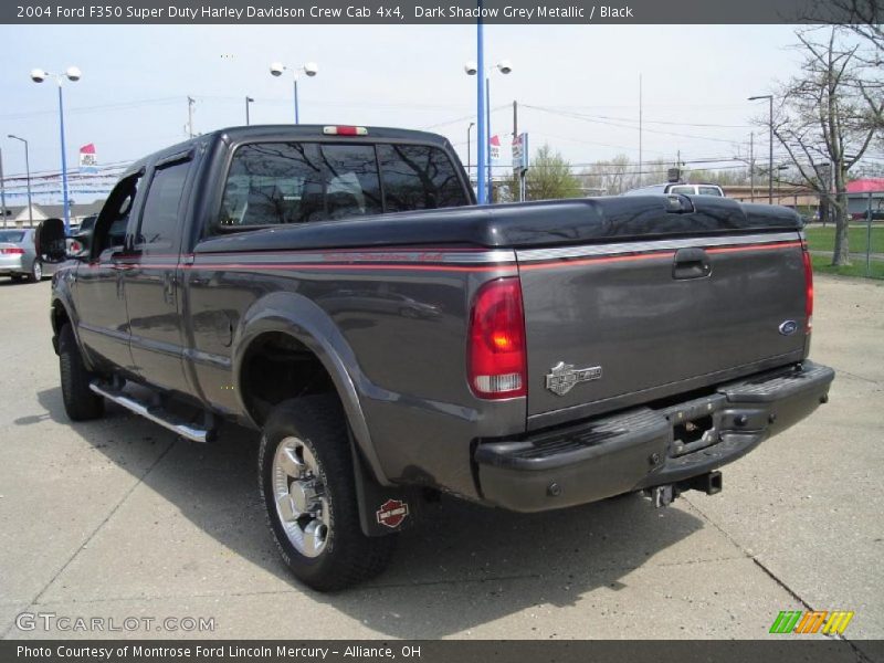 Dark Shadow Grey Metallic / Black 2004 Ford F350 Super Duty Harley Davidson Crew Cab 4x4