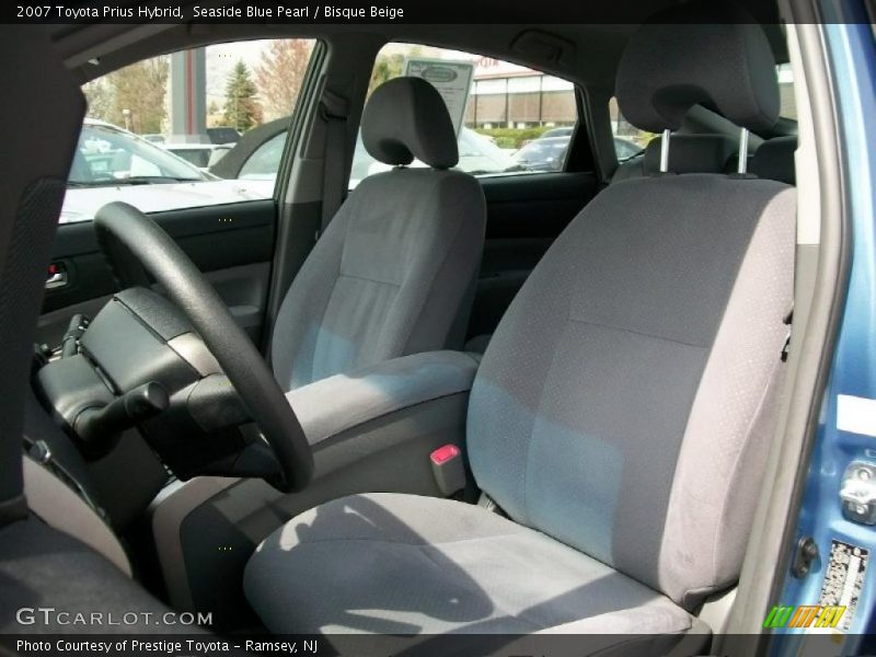Seaside Blue Pearl / Bisque Beige 2007 Toyota Prius Hybrid