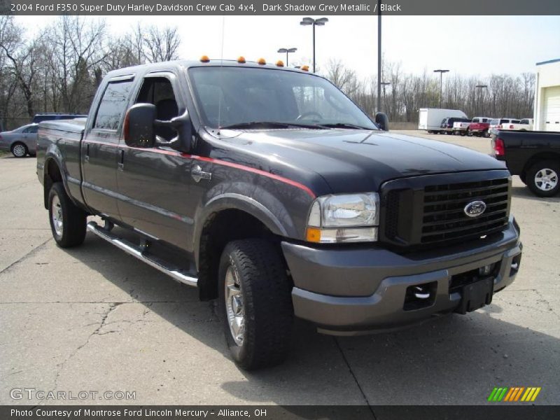Dark Shadow Grey Metallic / Black 2004 Ford F350 Super Duty Harley Davidson Crew Cab 4x4