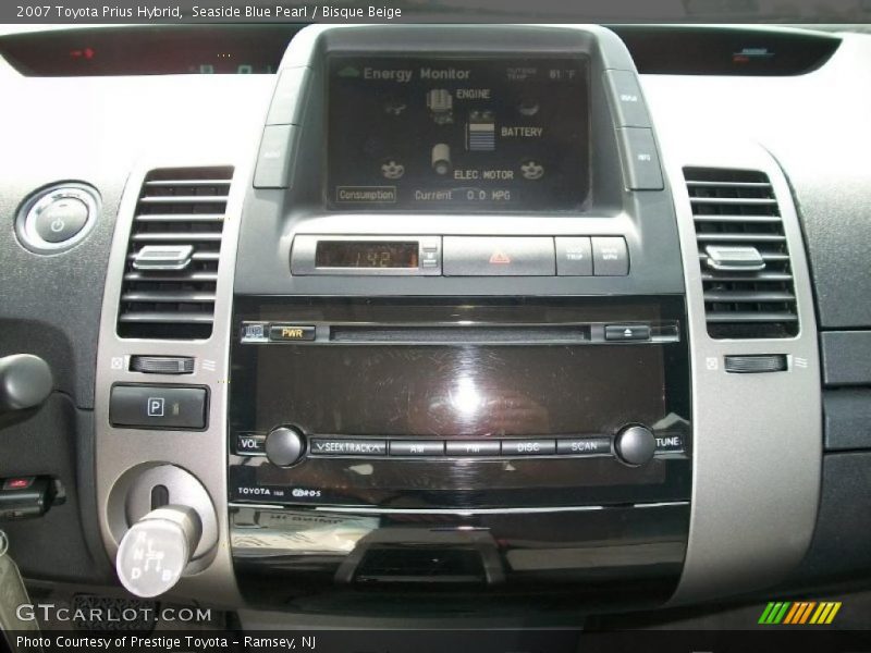Seaside Blue Pearl / Bisque Beige 2007 Toyota Prius Hybrid