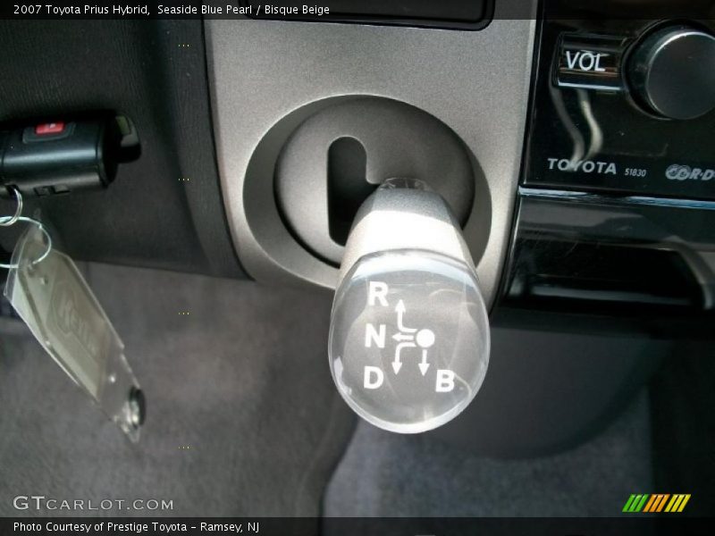 Seaside Blue Pearl / Bisque Beige 2007 Toyota Prius Hybrid