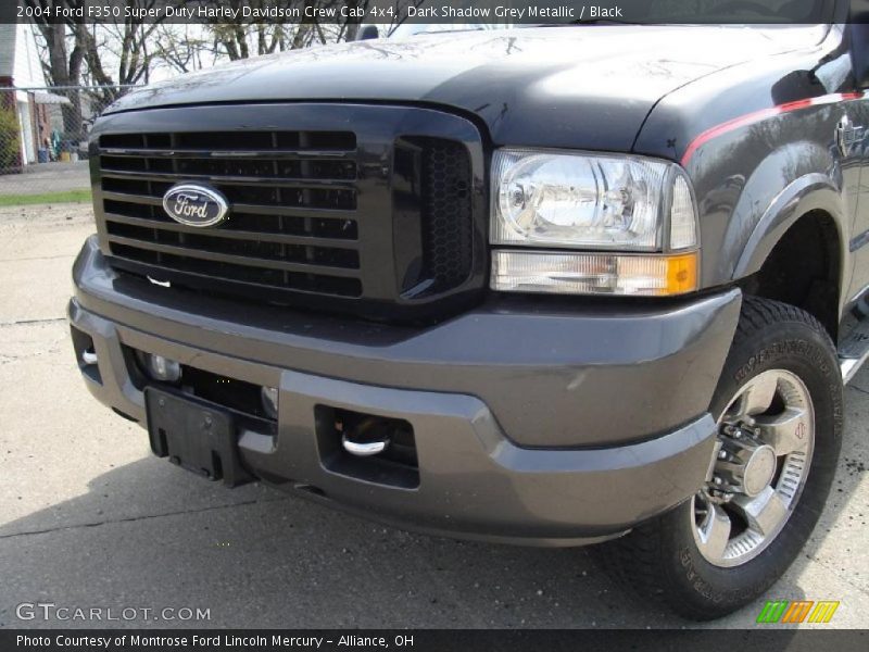 Dark Shadow Grey Metallic / Black 2004 Ford F350 Super Duty Harley Davidson Crew Cab 4x4