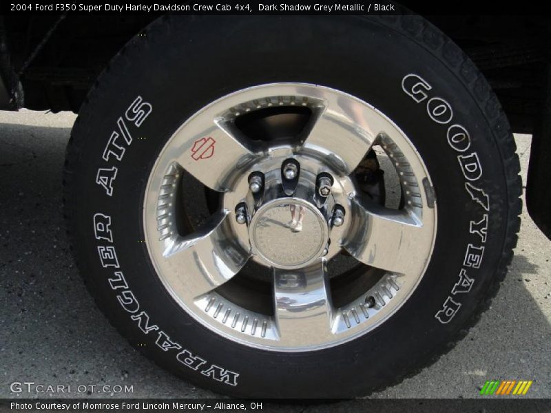 Dark Shadow Grey Metallic / Black 2004 Ford F350 Super Duty Harley Davidson Crew Cab 4x4